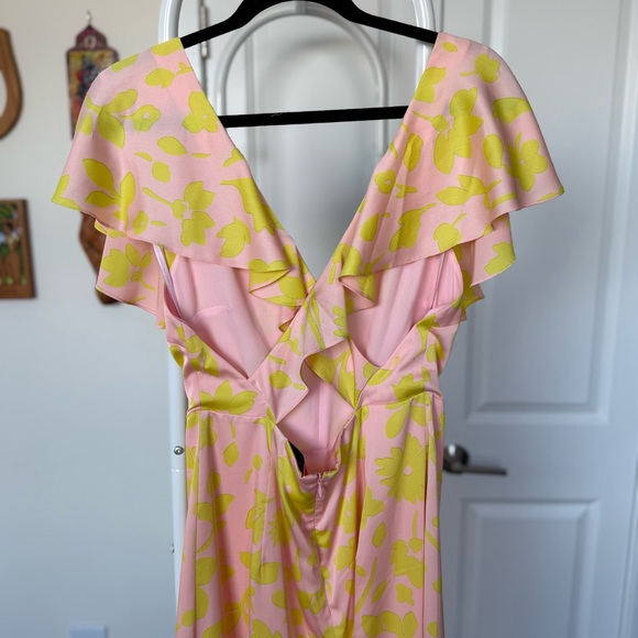 NWT Kate Spade Floral Splash Midi Dress - Picture 6 of 9